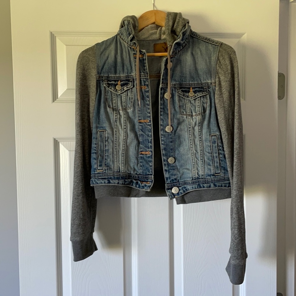 Ladies jean/sweater jacket